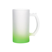 Jarra Cervecera Glaseada 16oz Color Verde | Grado AAA+