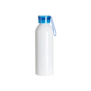 Botella de Aluminio Portable Deportiva Tapa Azul 750ml