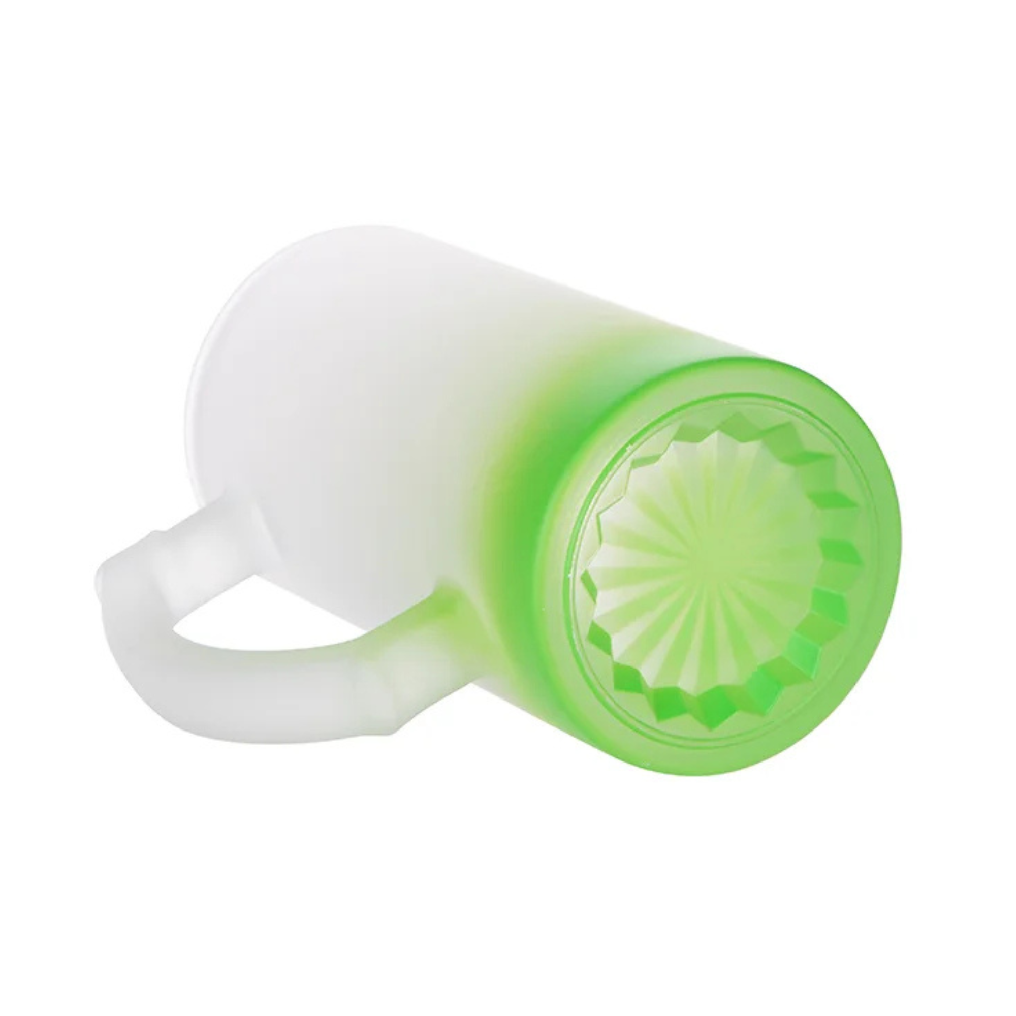 Jarra Cervecera Glaseada 16oz Color Verde | Grado AAA+