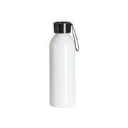 Botella de Aluminio Portable Deportiva Tapa Negra 750ml