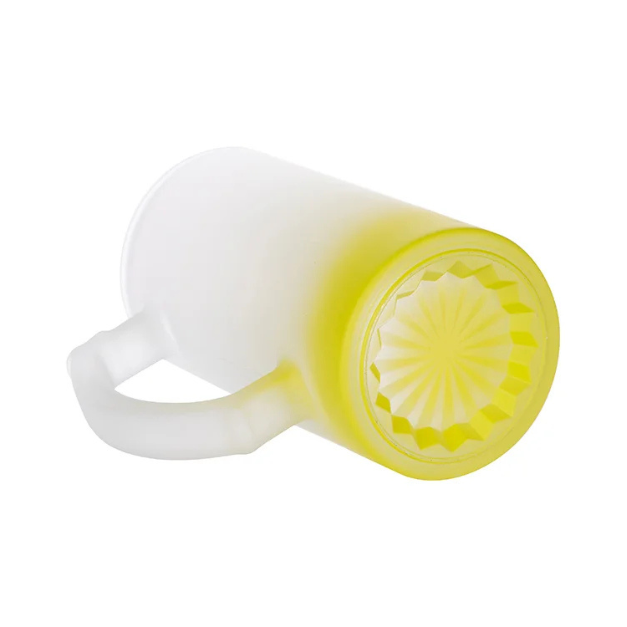 Jarra Cervecera Glaseada 16oz Color Amarillo | Grado AAA+
