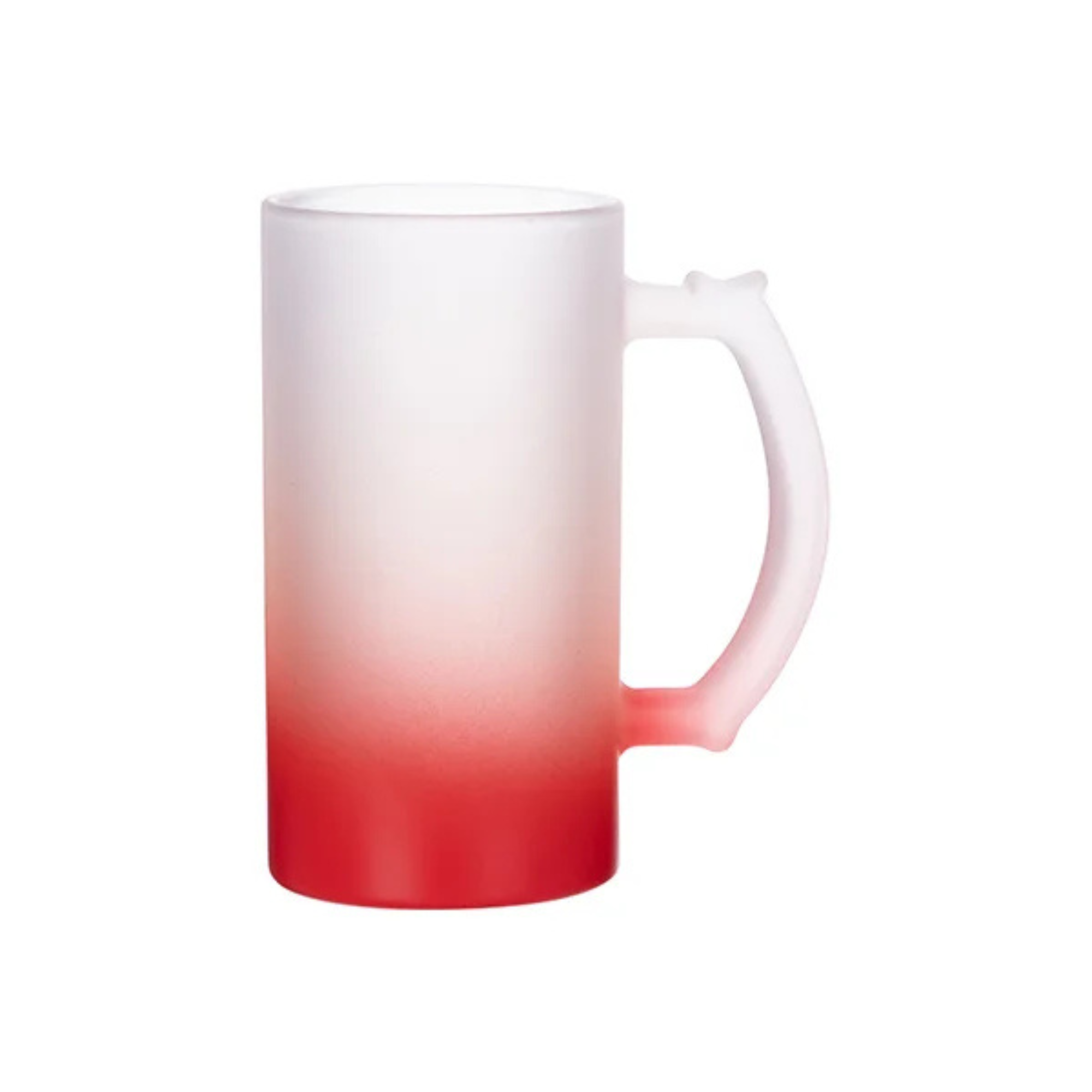 Jarra Cervecera Glaseada 16oz Color Rojo | Grado AAA+