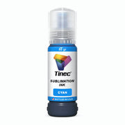Tinta TINEC de Sublimación Color Cyan Botella de 80gr