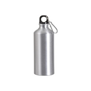 Botella de Aluminio Deportiva Plateada 600ml