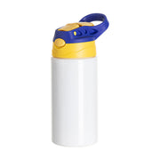 Botella Kid con Tapa de Color Amarillo/Azul 17oz/500ml