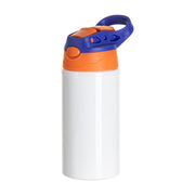 Botella Kid con Tapa de Color Naranja/Azul 17oz/500ml
