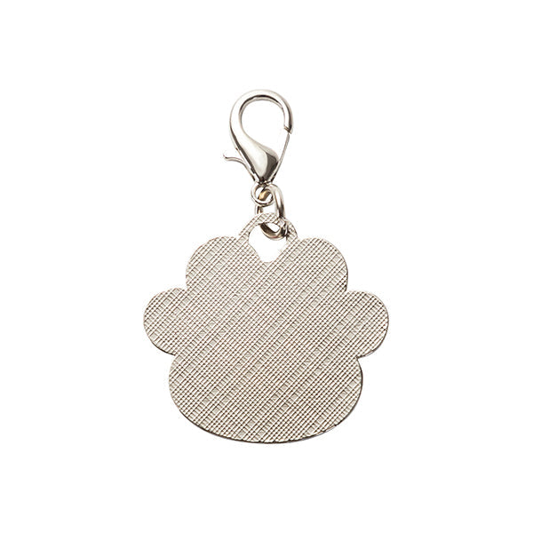 Placa ID Para Perro de Huellita Color Azul (3cmx4.5cm)