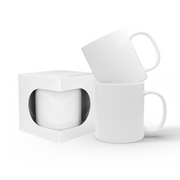 PACK 10 - Caja Con Ventana Para Taza 11oz 100% Sublimables