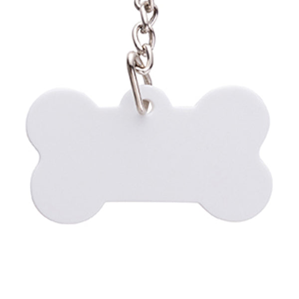 Placa ID Para Perro de Huesito Plástico (2,5cmx4,5cm)