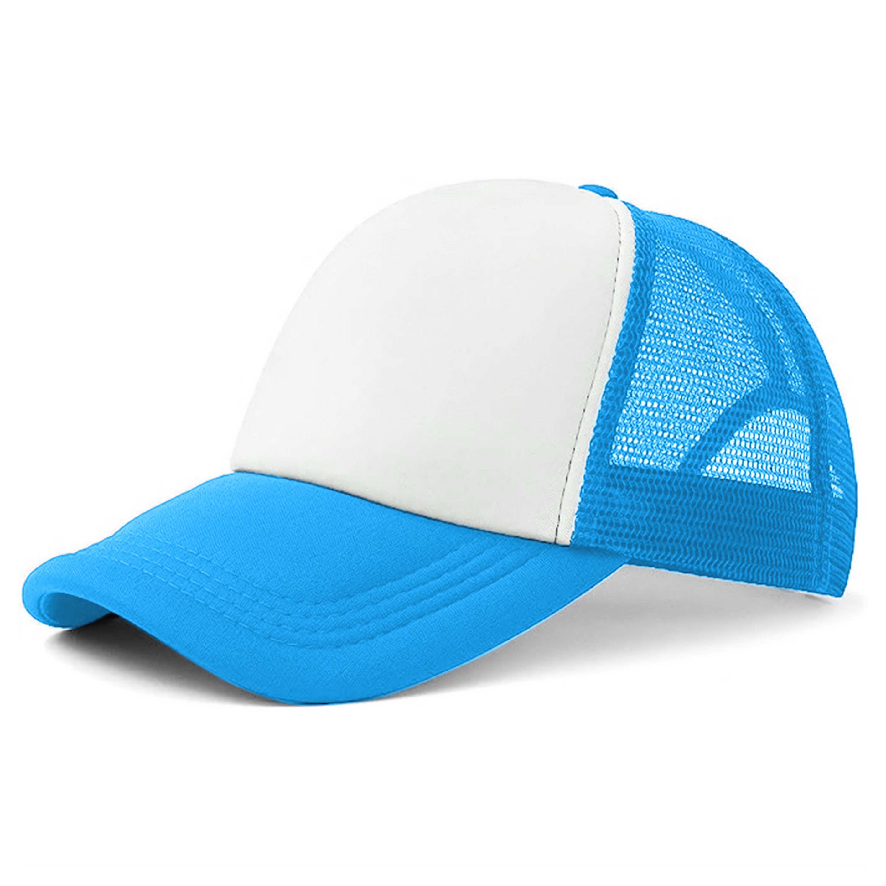 Gorras de Malla Sublimable Para Adulto Color Azul Claro