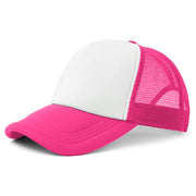 Gorras de Malla Sublimable Para Adulto Color Fucsia