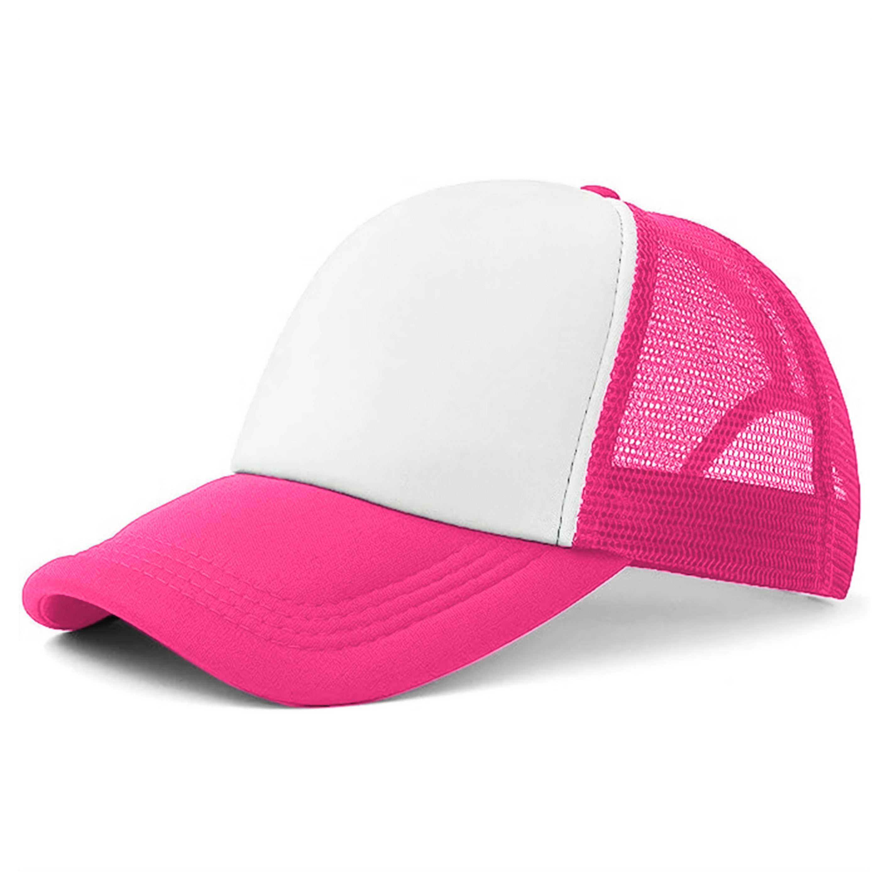 Gorras de Malla Sublimable Para Adulto Color Fucsia
