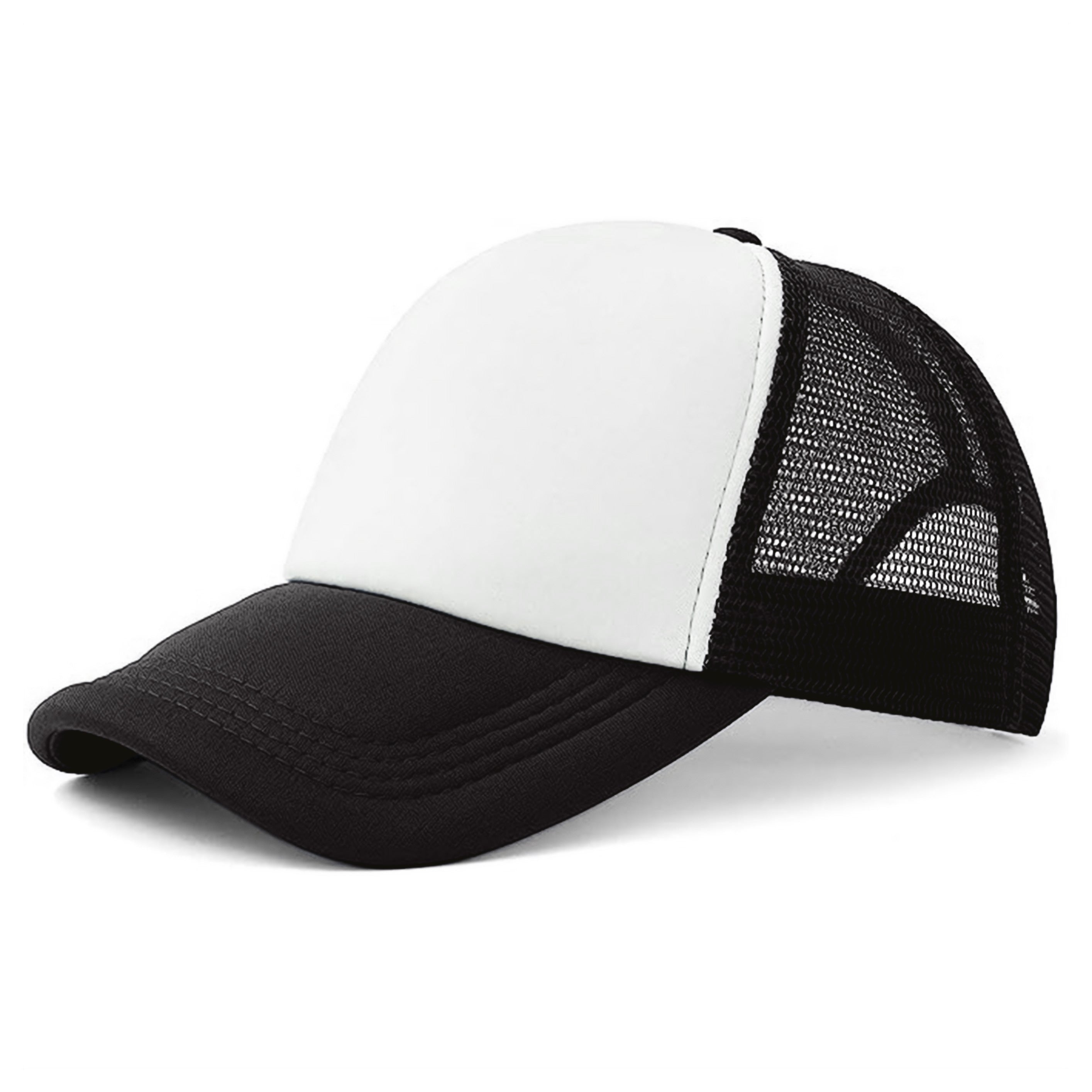 Gorras de Malla Sublimable Para Adulto Color Negra