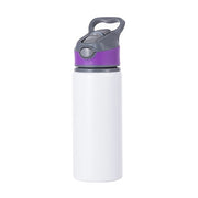 Botella Para Agua con Tapa de Color Morado 22oz/650ml