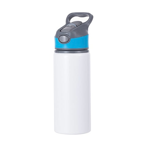 Botella para Agua con Tapa de Color Azul 22oz/650ml