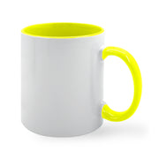 Taza Color Interior y Gaza Amarilla 11oz/325ml