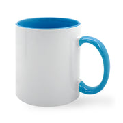 Taza Color Interior y Gaza Azul 11oz/325ml