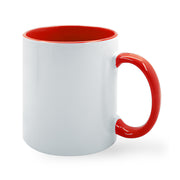 Taza Color Interior y Gaza Roja 11oz/325ml