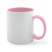Taza Color Interior y Gaza Rosada 11oz/325ml