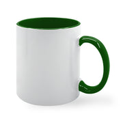 Taza Color Interior y Gaza Verde Oscuro 11oz/325ml