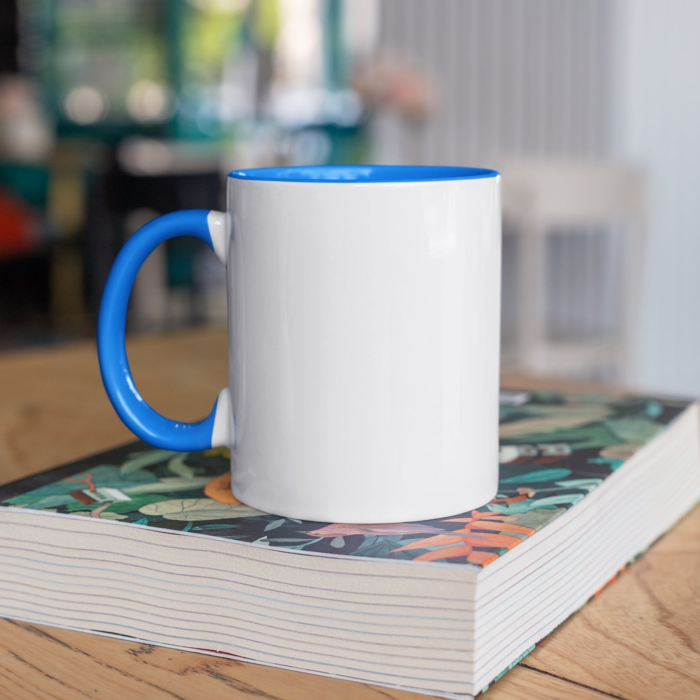 Taza Color Interior y Gaza Azul 11oz/325ml
