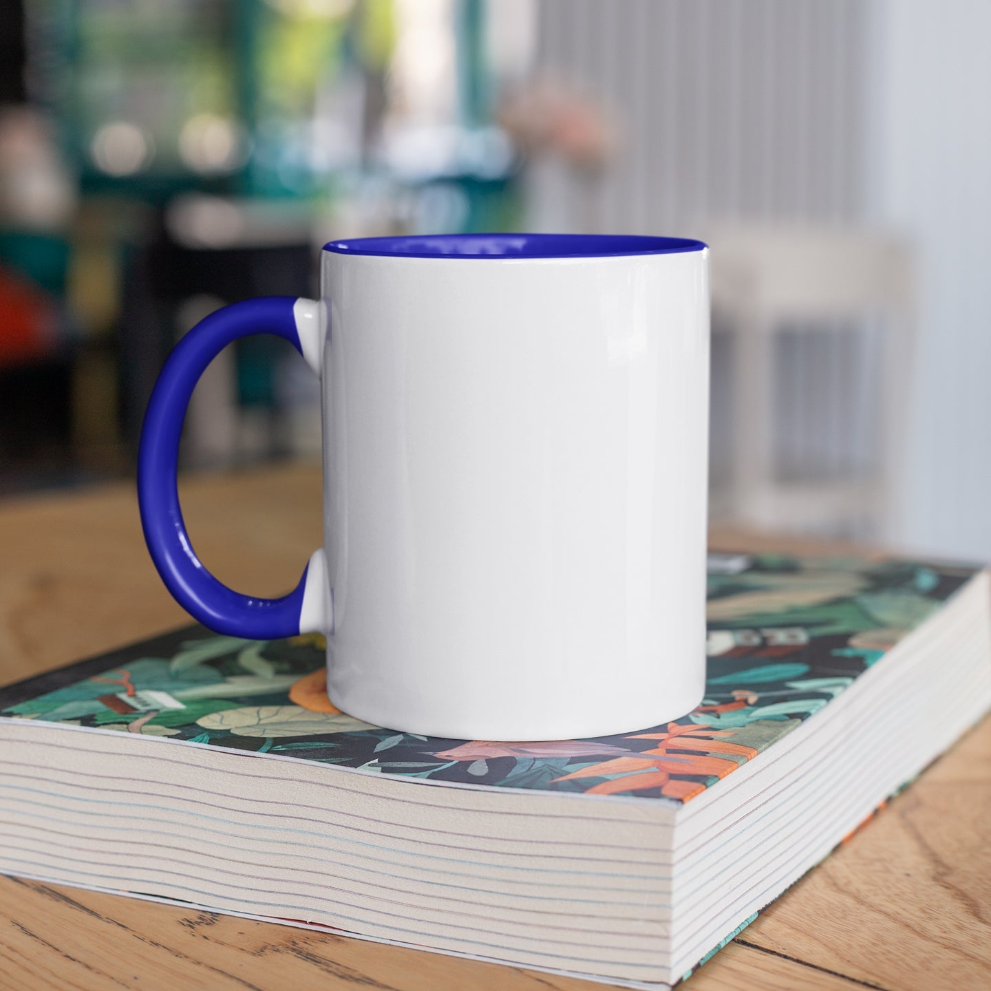Taza Color Interior y Gaza Azul Oscuro 11oz/325ml