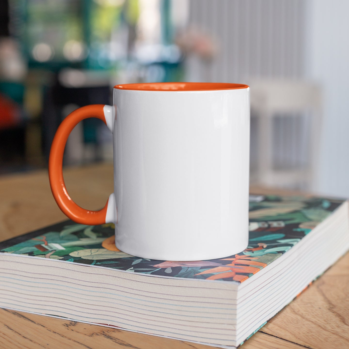 Taza Color Interior y Gaza Naranja 11oz/325ml