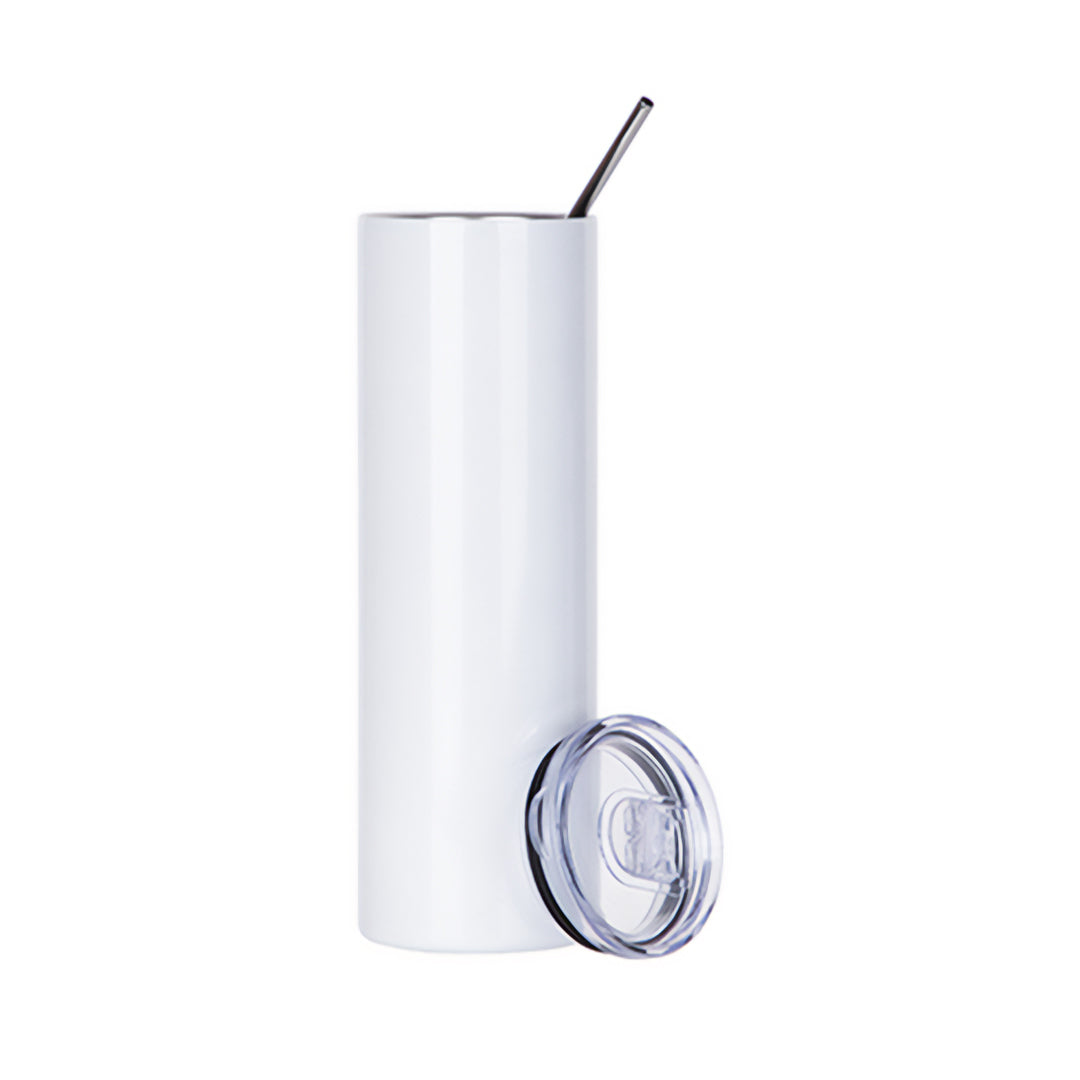 Vaso Térmico Acero Inoxidable con Tapa y Pajilla 20oz